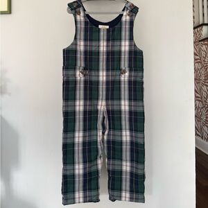 Plaid TBBC Boys Overalls